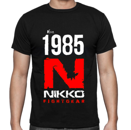 Nikko T-Shirt 1985 Zwart/Rood