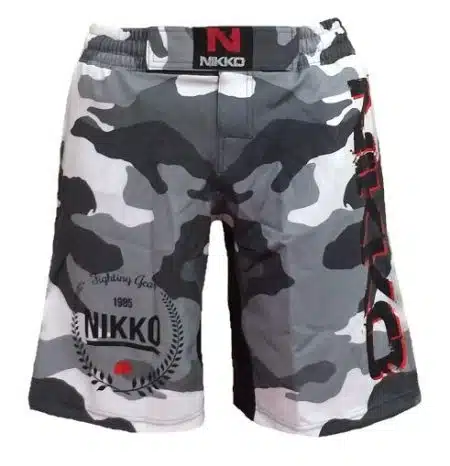 Nikko MMA short Camou Grijs