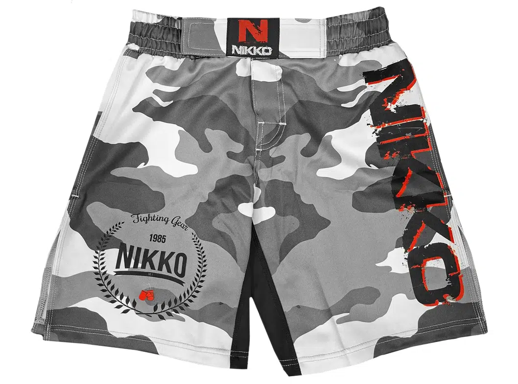Nikko MMA short Camouflage Grijs