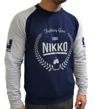 Nikko Sweater Blauw-Grijs