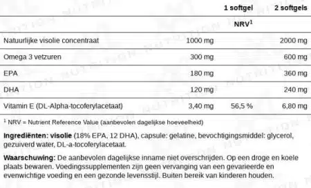 XXL Omega 3 100 softgels - Afbeelding 2