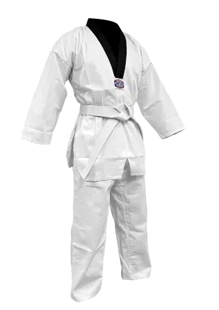 Nikko Taekwondopak Zwarte V-hals