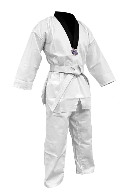 Nikko Taekwondopak Zwarte V-hals