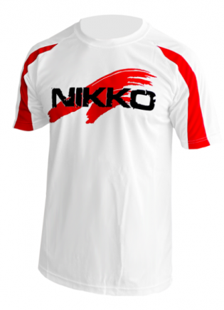Nikko T-Shirt Dry Fit Red Wave