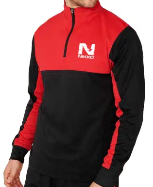 Nikko Sportvest Two-Toned Zwart-Rood
