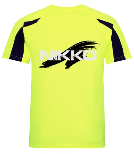 Nikko Dry Fit Shirt Yellow Wave