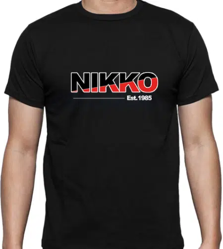 Nikko T-Shirt established 1985 Zwart