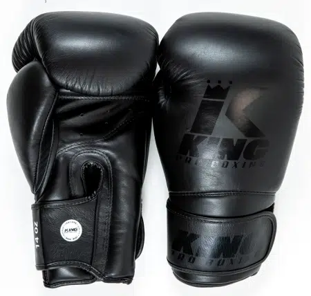 King Bokshandschoenen Black on Black