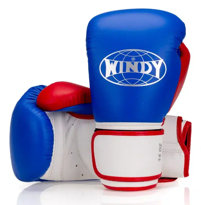 Windy Bokshandschoenen Elite Blauw-Wit