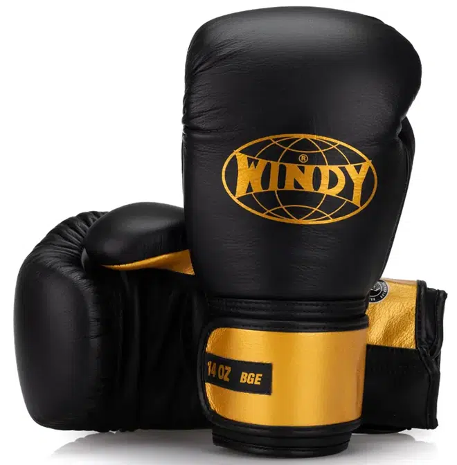 Windy Bokshandschoenen Elite Zwart-Goud