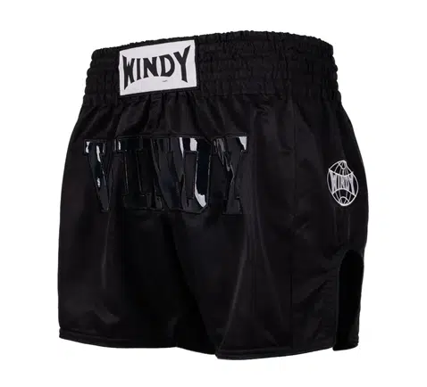 Windy Kickboksbroek Retro Triple Black - Afbeelding 2