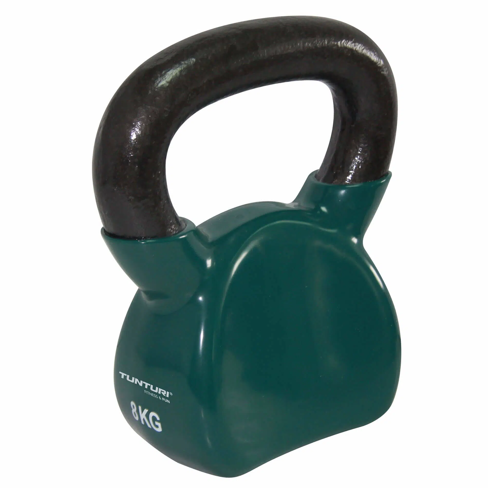 Tunturi Kettlebell Vinyl 8kg Groen