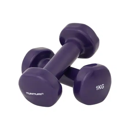 Tunturi Vinyl Dumbellset 1kg