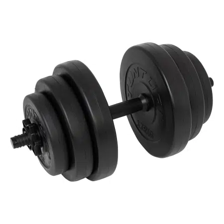 Tunturi Vinyl Dumbell 15kg - verstelbaar