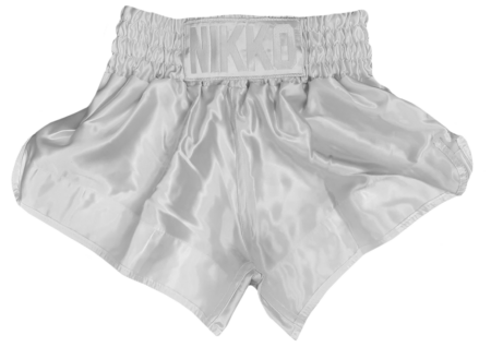 Nikko Kickboksbroek Retro Wit