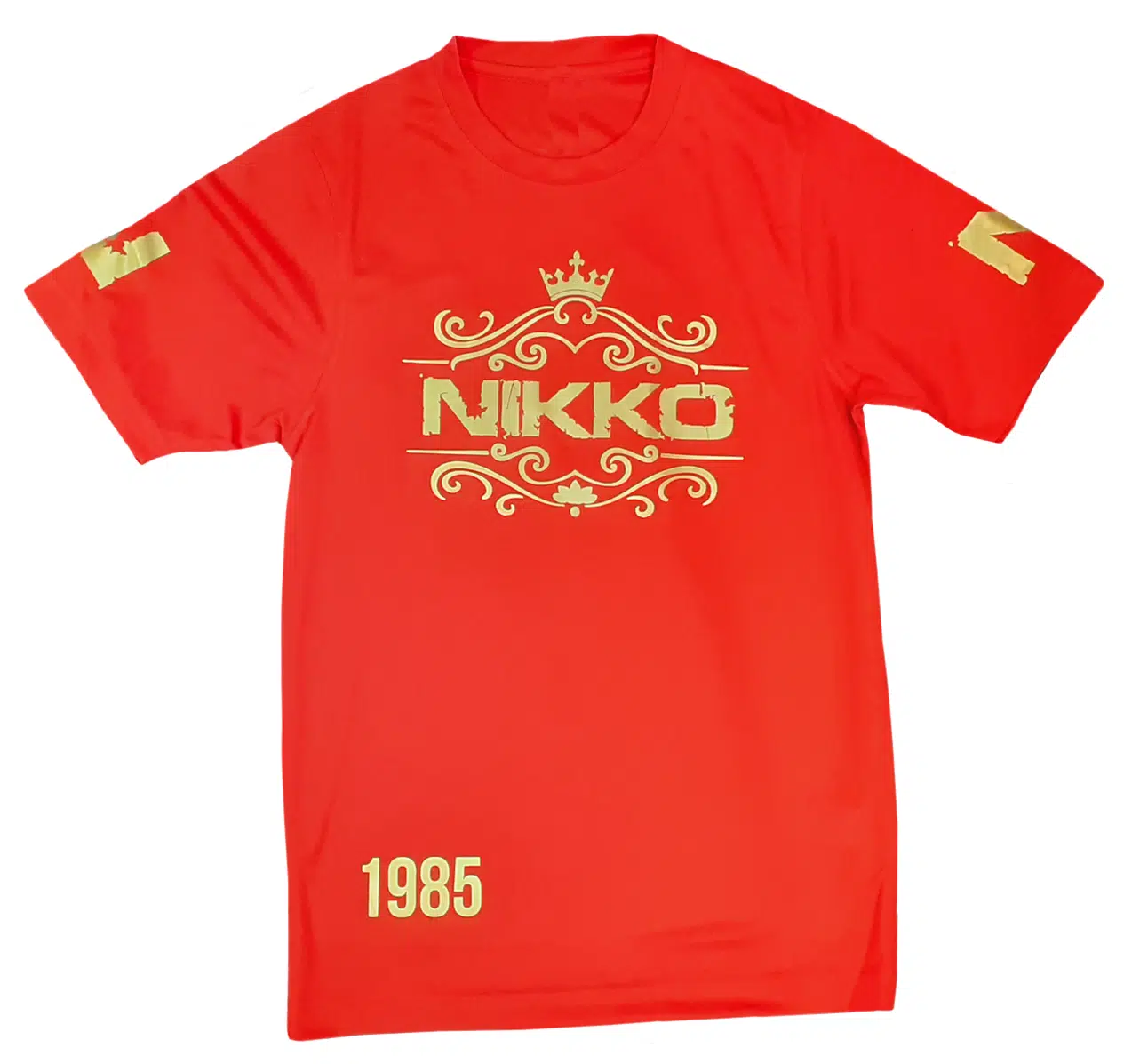 Nikko Dry Fit Shirt Red & Gold Power Edition
