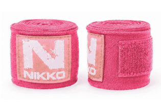 Nikko Bandages 3,5m Roze-Wit