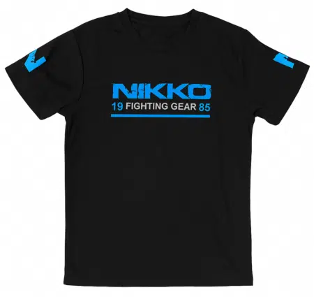 Nikko Dry Fit Shirt kids N85 Zwart-Blauw